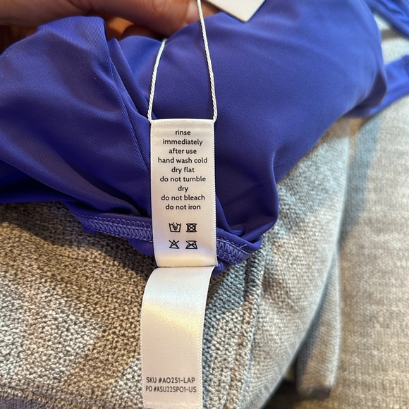 Andie Swim Caledonia One Piece Swimsuit Lapis Size Medium - Picture 8 of 11